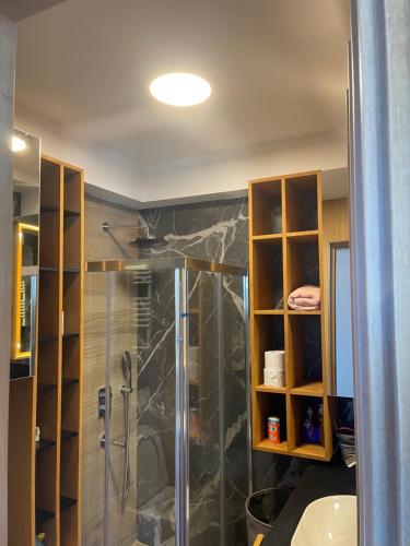Koupelna v ubytování Ski & Relax Apartment Bjelašnica