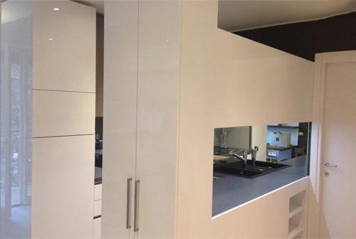 Dapur atau dapur kecil di Apartment Melozzo