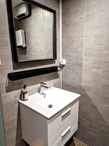 Salle de bains dans l'établissement Appartement Lila