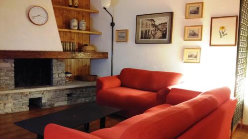 Χώρος καθιστικού στο CinqueSensi - Condominio La Zoca