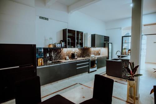 Кухня или мини-кухня в Pura Vida Concordia
