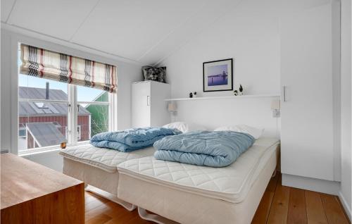 Postel nebo postele na pokoji v ubytování Krabben 356