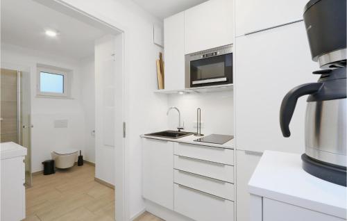 Η κουζίνα ή μικρή κουζίνα στο Lovely Apartment In Lembruchdümmer See