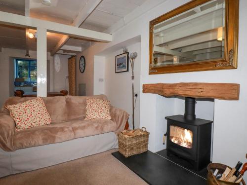 Posezení v ubytování Gwynn Cottage