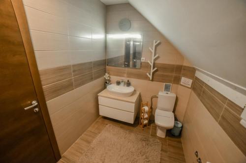 Vonios kambarys apgyvendinimo įstaigoje Rustic dream MIA