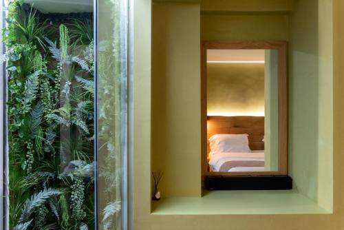 Katil atau katil-katil dalam bilik di Gaia by Agora Luxury apartments in the heart of Heraklion