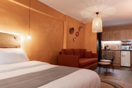 Kuchyňa alebo kuchynka v ubytovaní Minos by Agora Luxury Apartments in the heart of Heraklion