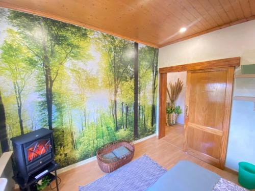 TV a/nebo společenská místnost v ubytování Las Vistas