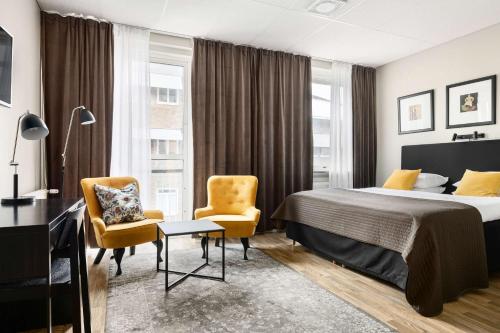 Postel nebo postele na pokoji v ubytování Best Western Hotel Trollhattan