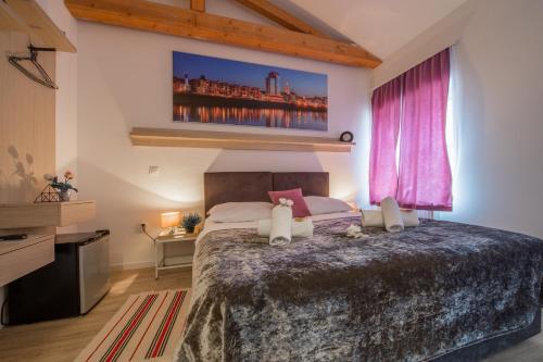 Postel nebo postele na pokoji v ubytování Hostel OS