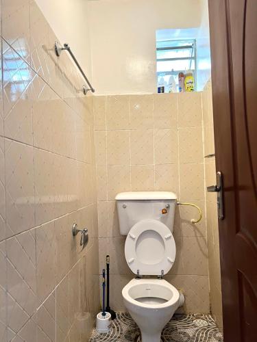 Koupelna v ubytování Comfy 1br Milimani