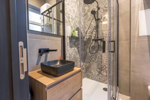 Koupelna v ubytování Golden Dove Luxury Aparts