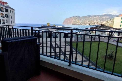 a balcony with a view of the ocean at SeaBreezeBonimar in Funchal