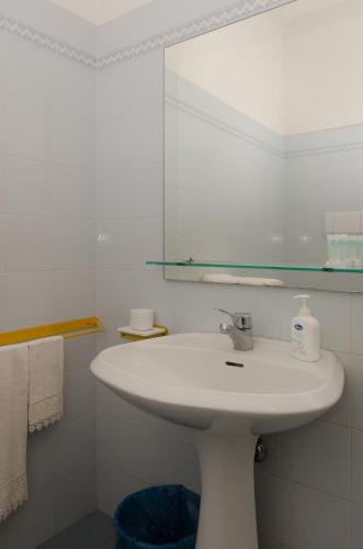 Koupelna v ubytování Agriturismo Pavone