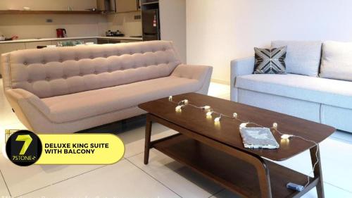 Χώρος καθιστικού στο 7Stonez Suites Geo38 Genting Highlands
