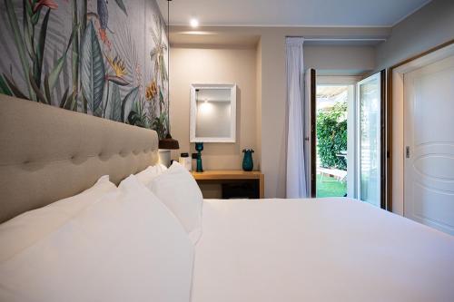 Cama o camas de una habitación en Hotel Sogaris