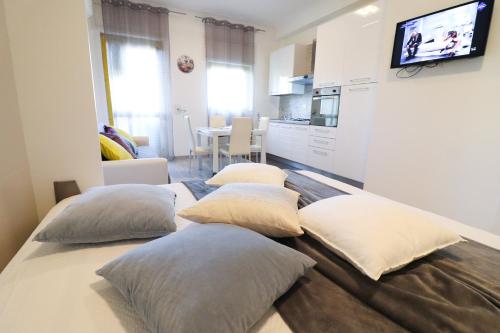 En eller flere senge i et værelse på Casa Vacanze Alba a Otranto