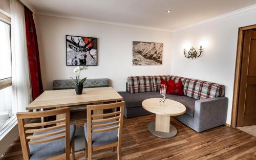 Posezení v ubytování Appartements Eldorado