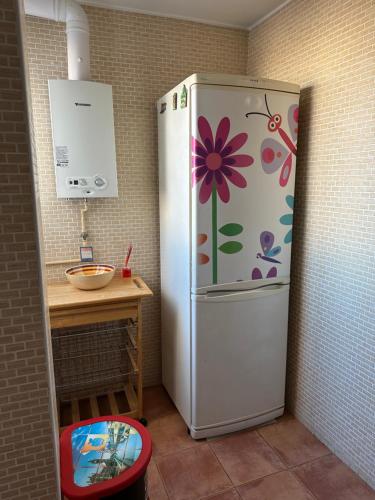Η κουζίνα ή μικρή κουζίνα στο Cristina Apartamento Center