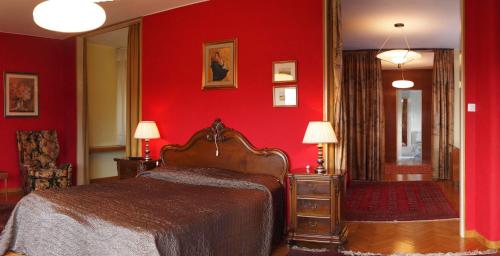 Säng eller sängar i ett rum på Villa Casagrande