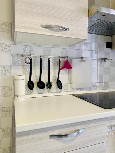 5th Apartmentにあるキッチンまたは簡易キッチン