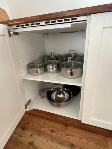 Η κουζίνα ή μικρή κουζίνα στο Bullas Weinlandstudio