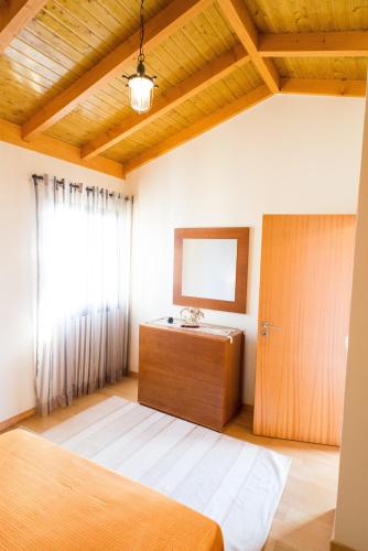 Krevet ili kreveti u jedinici u okviru objekta Casa da Caixeira