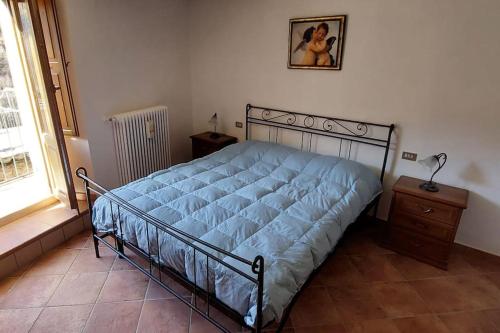Postel nebo postele na pokoji v ubytování Casa in splendida riserva naturale