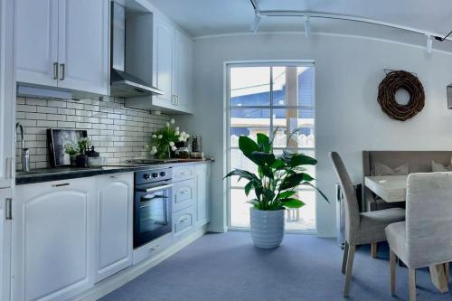 New apartment near the lifts tourist center Trysilにあるキッチンまたは簡易キッチン
