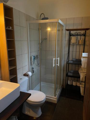 Koupelna v ubytování Finca AliBaba