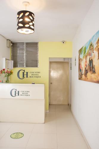 Лобби или стойка регистрации в Hotel Country Boutique