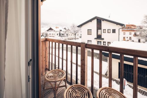 Un balcón o terraza de Hotel Samerhof - Skidepot inklusive