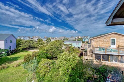 an aerial view of a residential neighborhood with houses at Tarpon Drive Hideaway Unit B in Avon