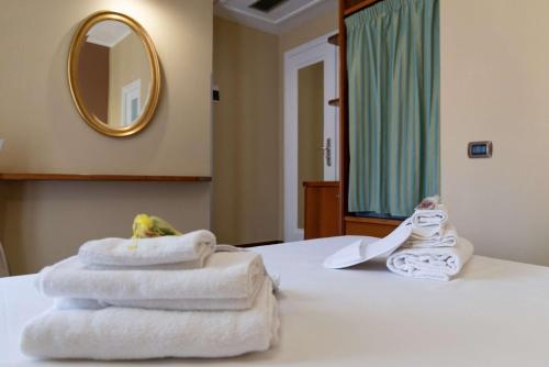 Postel nebo postele na pokoji v ubytování Hotel Suite Ares