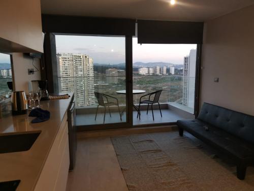 Χώρος καθιστικού στο Exquisito Departamento Reñaca en el sector más turístico