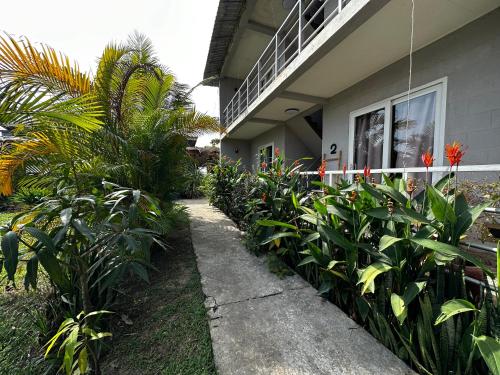 a house with plants in front of it at Ginger Sihanoukville in Sihanoukville