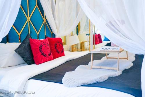 Χώρος καθιστικού στο Exquisite Pool Villa K - Pattaya 6BD Pool Villa