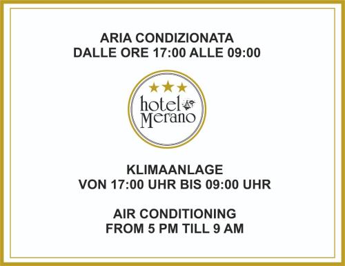 a ticket for a hotel nepal with a logo at Hotel Merano in Brenzone sul Garda