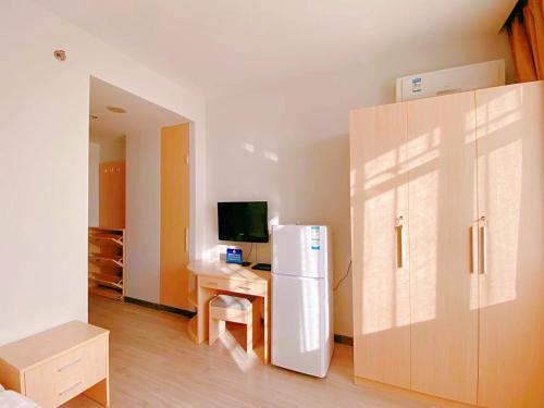 Kuchyň nebo kuchyňský kout v ubytování King Parkview Hotel