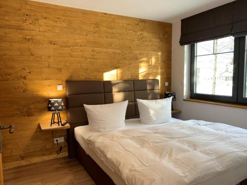 Postel nebo postele na pokoji v ubytování Ferienhaus Sauerland