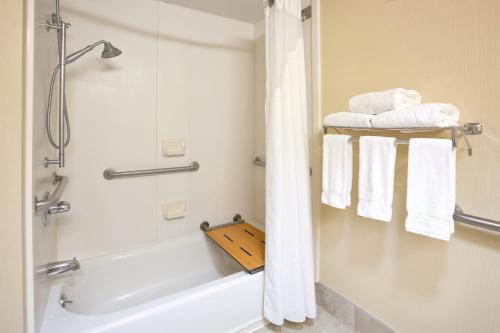 Ein Badezimmer in der Unterkunft Holiday Inn Express Cedar Rapids - Collins Road by IHG