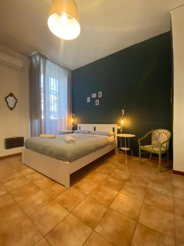 Ένα ή περισσότερα κρεβάτια σε δωμάτιο στο B&B La Terrazza Napoli