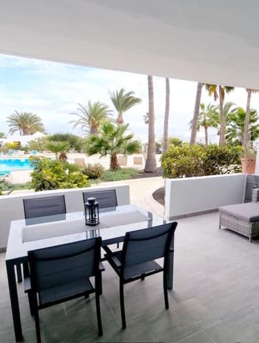 Playa Bastian first line of the sea