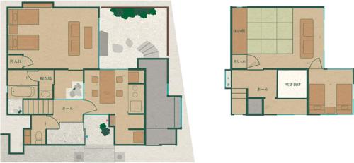 a floor plan of a building with at UFU Kanazawa in Kanazawa