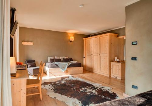 Agriturismo Riniにあるベッド