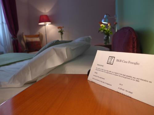 B&B Casa Fenoglioにあるベッド