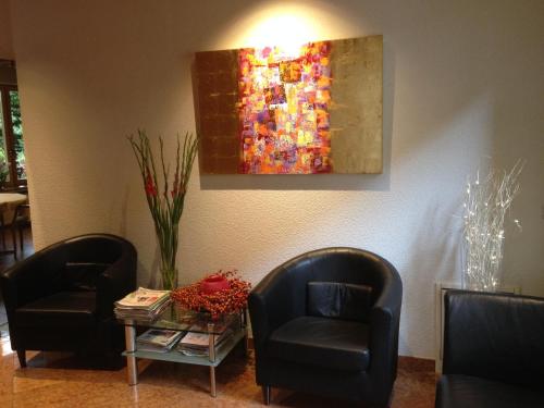 Coin salon dans l'établissement Hotel Weingut Dehren
