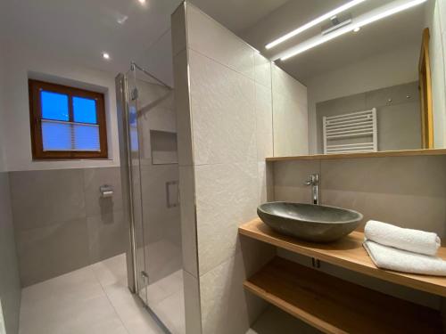 Kúpeľňa v ubytovaní Ferienwohnung Döttlinger