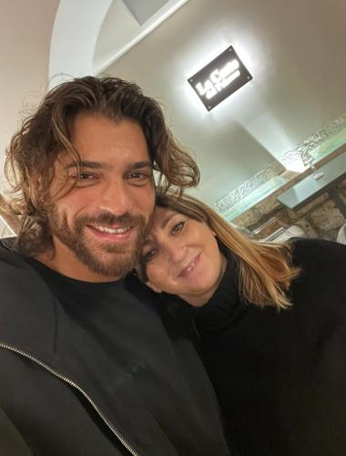 a man and a woman posing for a picture at Residenza Palazzo Fortuna - Boutique Hotel in Civita Castellana