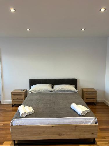 Katil atau katil-katil dalam bilik di Boutique Hotel Tomić